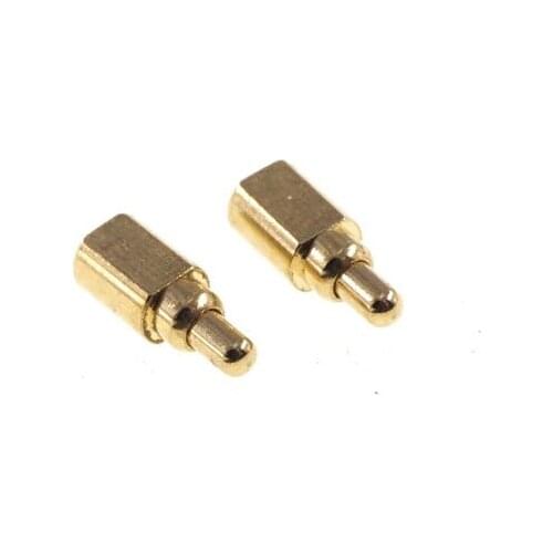 100Pcs Spring Load Pogo Pin 5.0 MM Height Right Angle Surface Mount SMT Horizontal 1 A Current Pogopin Header Male Probe