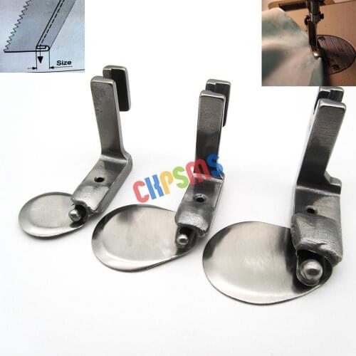 3 pcs. INDUSTRIAL SEWING MACHINES ball ROLL HEMMING Feet fit for BROTHER JUKI CONSEW#490358 1/8+ 3/16+1/4