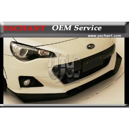 Car-Styling Auto Accessories FRP Fiber Glass Front Bumper Lip Fit For 12-16 Toyota BRZ ZC6 GT86 FT86 ZN6 ZP Style Front Lip