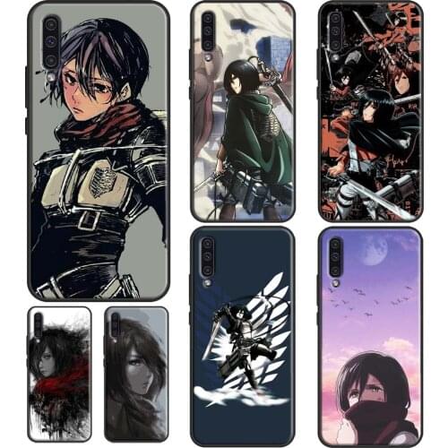 Attack On Titan Mikasa Ackerman Case For Samsung A02S A20S A10S A20e A21S A50 A70 A31 A51 A71 A12 A32 A42 A52 A72 Cover