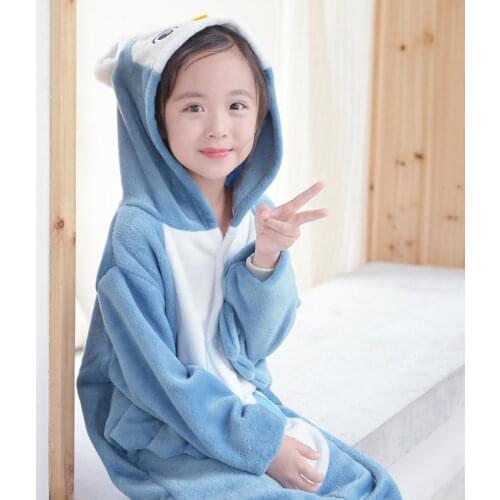 Kids Boy Girl Halloween Homecoming Party Costume Animal Anime OWL Bird Cosplay Costume Zipper Hoodie Onesie Pajama
