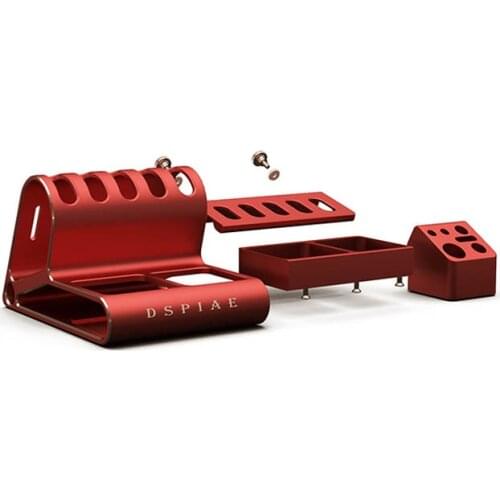 DSPIAE AT-R Craft tools Rack Shelf Modeling Hobby Accessory Low Pressure Forging For Modeler Red New