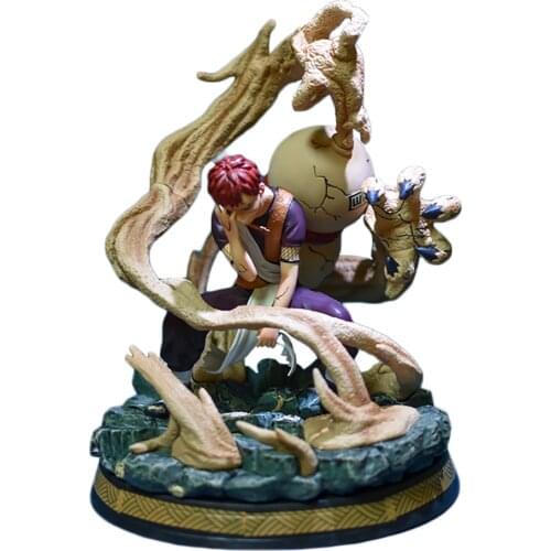 Naruto Shippuden Anime Model Ichibi Suna NoShukaku Sabaku No Gaara GK Action Figure 25cm PVC Statue Collectible Toy