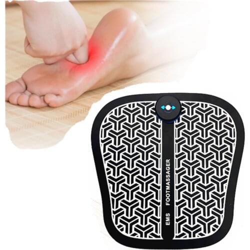 Electric Ems Physiotherapy Foot Massager Pad Foot Massage Mat Improve Blood Circulation Relieve Ache Pain Feet Muscle Stimulator