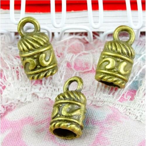 50pcs/lot Tassel Cap DIY Jewelry Findings For Jewelry Making Accessories Antique Bronze Plated Tassel Cap Charms