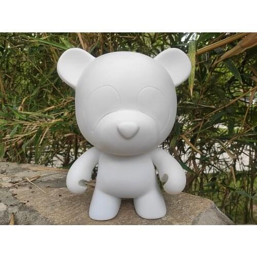 5pcs Dunny drawing toys soft plastic big white dolls sketch of characters DIY Vinyl Art Figure toys 4inch 8inch 13inch
