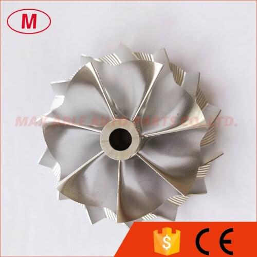 K26 5326-123-2209 54.64/71.00mm 7+7 blades performance aluminum 2618/billet compressor wheel for 5326-970-7700/5326-970-7701