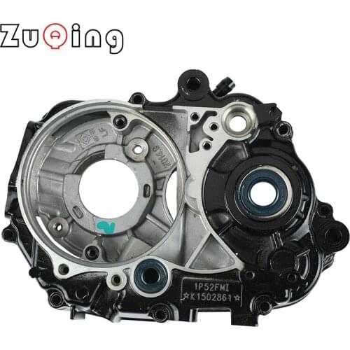 Motorcycle Left CrankCase cover with Bearing For lifan 125 LF 125cc Horizontal Kick Starter Dirt Pit Bikes Engines Parts