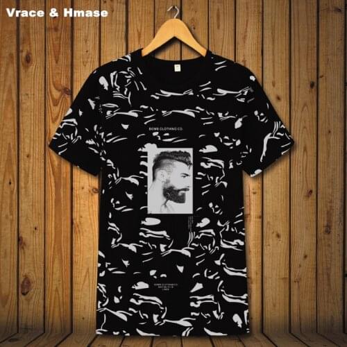 European American street style fashion trend short sleeve t-shirt Summer 2018 soft breathable quality printing t shirt men S-6XL