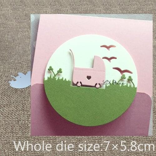 New Design Craft Metal Cutting Die cuts semicircle Lawn cart decoration scrapbook Album Paper Card Craft Embossing die cuts