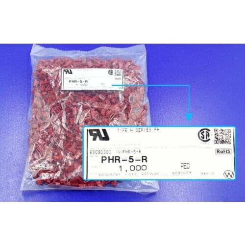 PHR-5-R Red color HOUSING Connectors terminals housings 100% new and original parts