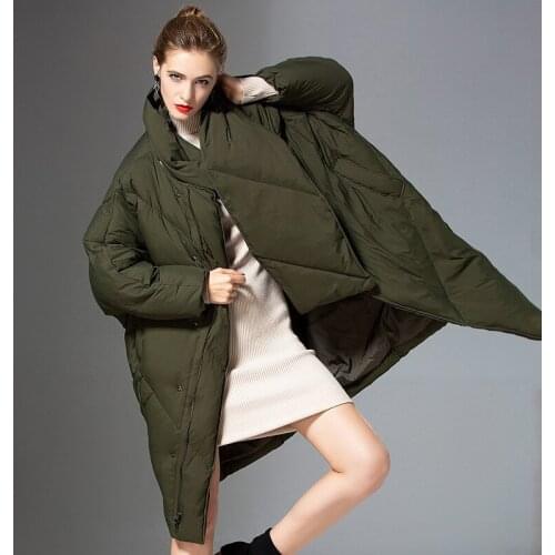 Down thick winter coat, female Korean fashion clothing, fluffy jacket, large size, doudoune femme hiver