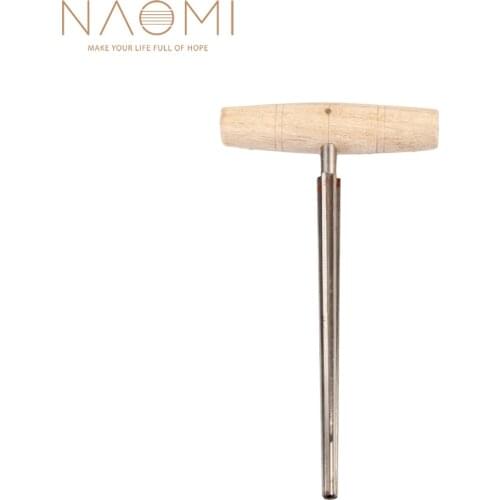 NAOMI Cello Peg Hole Reamer 1:25 Taper Wood Handle+Steel Reamer Cello Luthier Tools Durable & Easy To Use