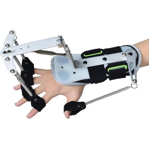 Adjustable Finger Splint Protector Medical Wrist Orthotics Rehabilitation Trainer Tendons Exercise for Stroke Hemiplegia