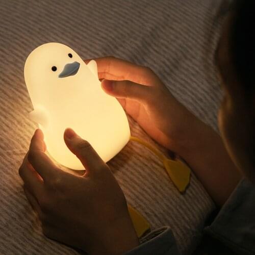 Seagull Silicone Night Light Nursery Lamp for Kids Baby Decrations