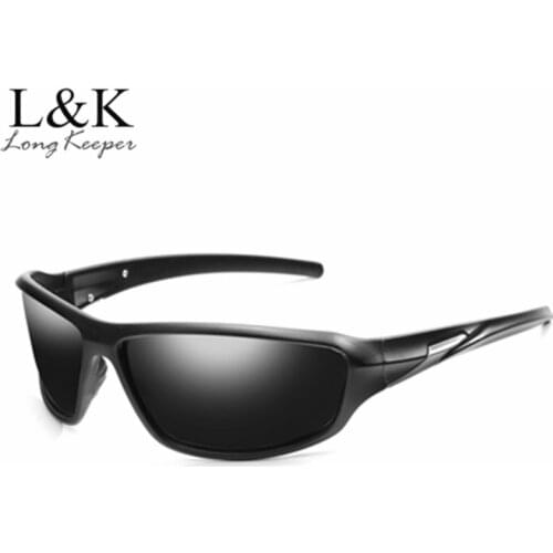 LongKeeper 2019 Brand Polarized Driving Night Vision Glasses Men Women Square Sunglasses UV400 Goggles Outdoor Sports Eyewears