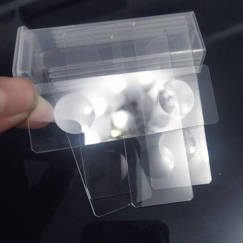 Cavity Glass Coverslips Double Single Concave blank Microscope Glass Slides Reusable Laboratory Blank Sample Cover Glass