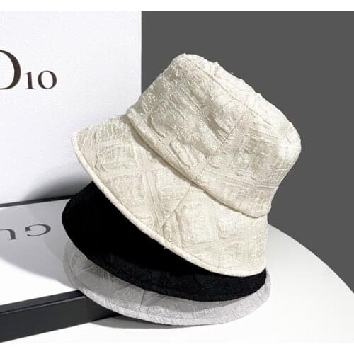2021 New Basin Hat Summer Ladies Sunshade Korean Chiffon Fisherman Hats Cute and Sweet Street Fashion Short Brim Female Cap