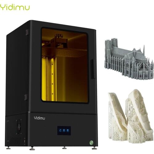 YIDIMU L1303 13.3 Inch 3D Printer UV Photocuring LCD Resin 3D Printer High Precise with 4K Monochrome LCD Printing Build Volume