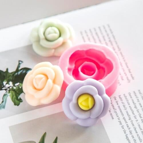 3D Flower Silicone Molds Fondant Craft Cake Mould Mountain tea flower Candy Chocolate Sugarcraft Ice Pastry Baking Tool Mould