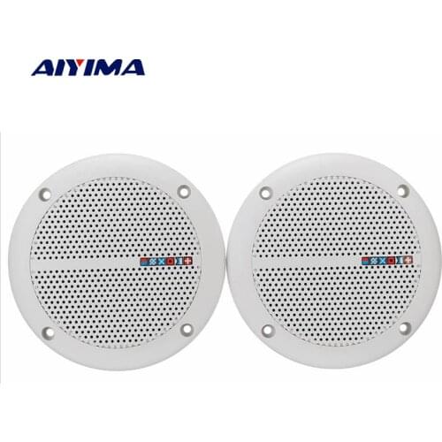 AIYIMA 2Pcs Audio Ceiling Speakers Waterproof Radio Speaker Passive Sound WEAH-400 4 Ohm 25W Speaker DIY For Home Theater