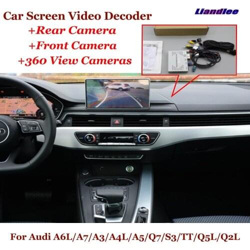Car HD Original Screen Upgrade For Audi A6L/A7/A3/A4L/A5/Q7/S3/TT/Q5L/Q2L DVR Reverse Image Decoder 360 Rearview Front Camera