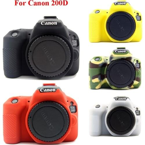 DSLR Camera Case Bag Soft Silicon Case Rubber Protection Bag For Canon EOS 200D 200D II 200D Mark II Rebel SL2 Kiss X9 DSLR