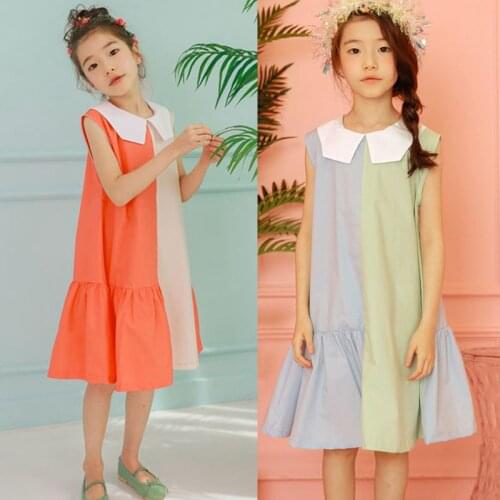 Summer Kids Dresses for Girls 4 to 16 Years Casual Baby Girl Princess Dress Teenagers Girls Clothing Kids Costumes Clothes