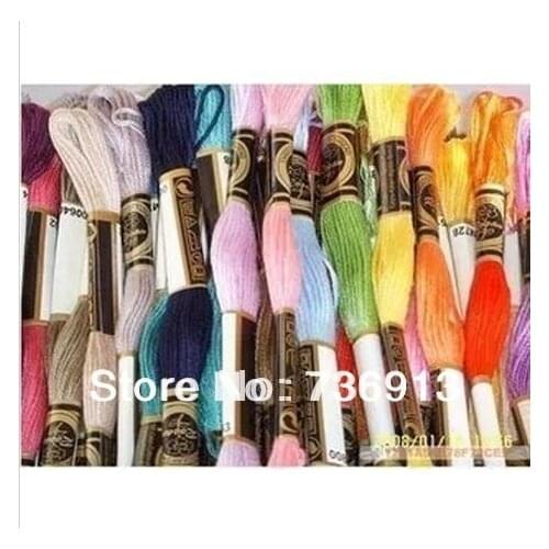 8 Meter Length 6 Strands Similar DMC Embroidery Yarn Thread Floss Total 1341 Skeins
