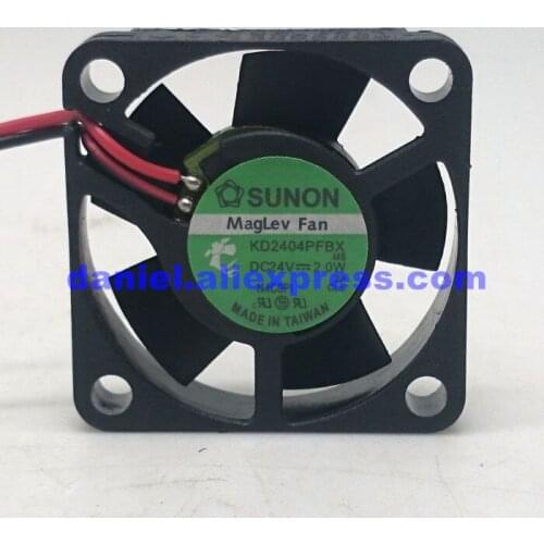 Original KD2404PFBX 4010 24V 2.0W 4CM ball frequency converter small case printer copier printer fan