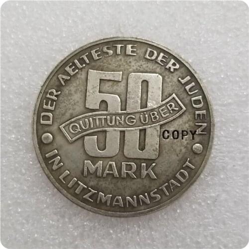 Poland : 50 MARK 1943 GETTO Juden COPY