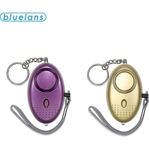 New Self Defense Alarm Security Protect Portable Mini 130dB LED Lighting Outdoor Emergency Sound Safety For Women Child Elder