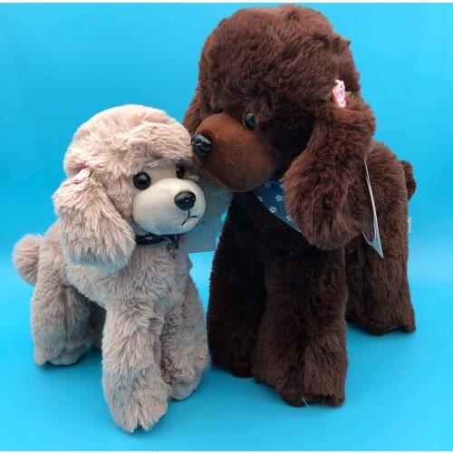 Original Poodle Plush Toy Soft Stuffing Doll Cute Imitation Poodle Teddy Bear Kids Gift