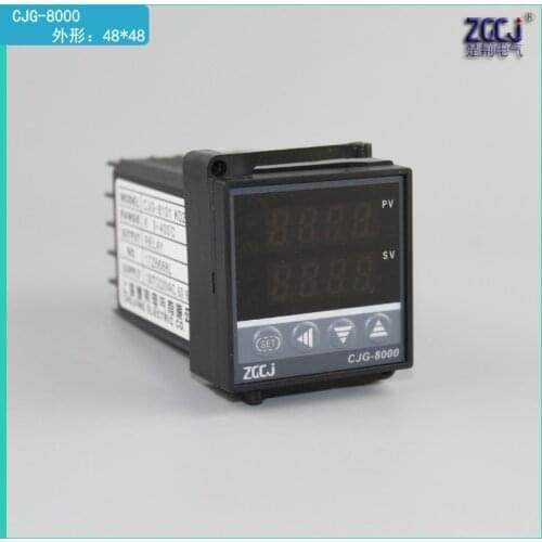 CJG-8000 PID ON-OFF Temperature Controller, Thermostat Universal Input Relay Output 48*48mm electronic temperature controller