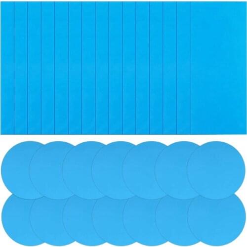 Self-Adhesive Repair Patch Blue Pool Liner Patch Boat Repair Rubber, Suitable for Inflatable Boat Kayaks
