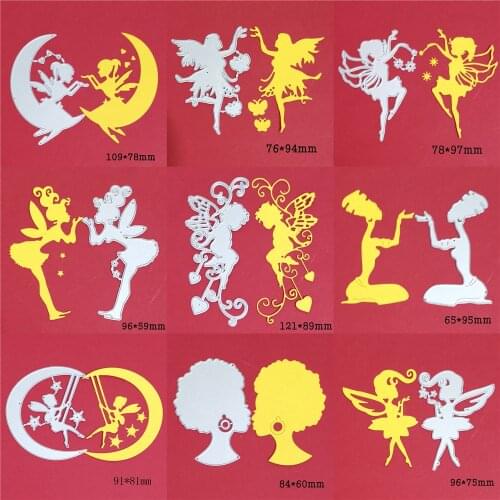 Craft die cut stencils girl boy fairy set 2021 new cutting dies mold scrapbooking paper knife mould blade punch dies template