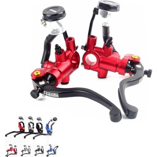 Universal 17.5*18mm Motorcycle Brake Clutch Master Cylinder Hydraulic Pump Handle For Honda R6 Fz6 Gsxr600 Z800 Yamaha Kawasaki