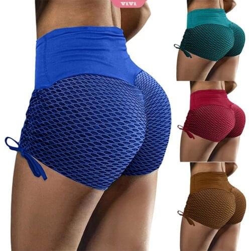 Ladies Yoga Fashion Seamless High Waist Fitness Sports Shorts Leggings New Peach Hip-up Stitching Shorts Sports