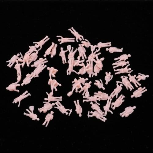 1/150 Scale Worker Action Figures N Train Roadway Scene Building Props Accs