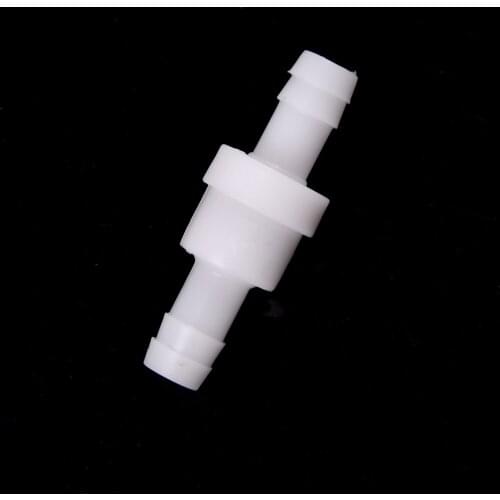 1PCS 12mm Plastic One Way Inline Check Valve Fuel Gas Liquid Water