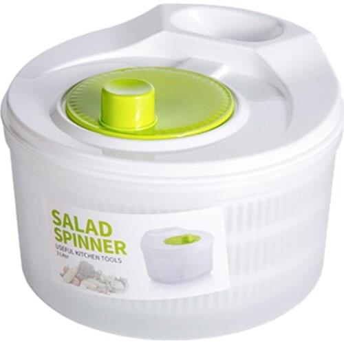 1Pc Vegetable Washer Manual Lettuce Drainer Vegetables Dryer Salad Spinner Fruits Basket Fruit Wash Clean Basket Storage Washer