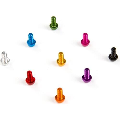 30pcs/lot 7075 M3 6mm 8mm M3*6 M3*8 Screw with Round Head Aerospace Aluminum Alloy Hexagonal Screws SHCS for FPV RC Quadcopter