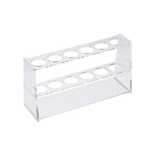 Arcylic Test Tube Holder Rack 6 Wells for 100ml Centrifuge Tubes Clear