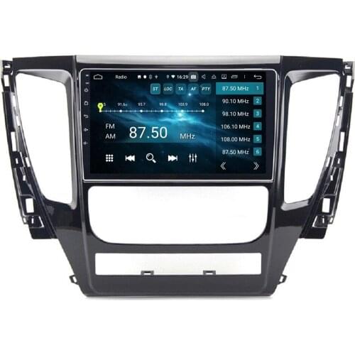 CarPlay & Android Auto 1 din 9" PX6 Android 10 Car Radio DVD GPS Video Player WIFI for Mitsubishi Pajero Sport 3 2017 2018 2019