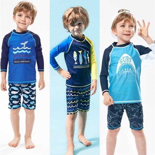 Childrens swimsuit two piece childrens swimsuit childrens swimsuit beach CAP baby swimsuit cartoon comfortable fashion swimsu