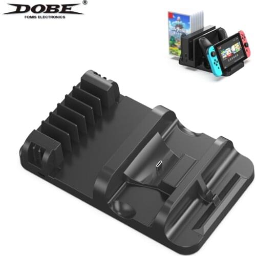 Charger Dock For Nintendo Switch JonCon & Pro Controller Switch Console 4 in 1 Multifunctional Charging Stand Station