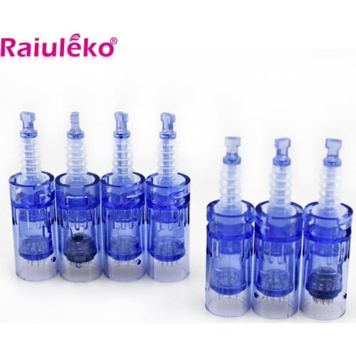 Electric Derma Needles Bayonet Port 9/12/36/42/Nano/3D/5D Square Nano Cartridge for Dr. Pen Auto Microneedling Needle Tip