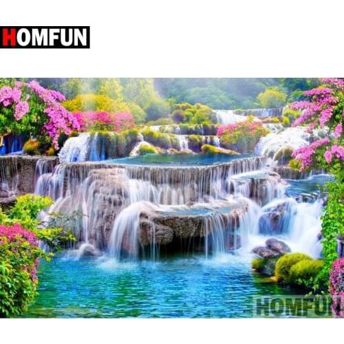 HOMFUN Art 5D Diy Diamond Painting "Christmas bell Text" Diamond Pictures Cross Stitch 3D Rhinestone Embroidery Decor A27832