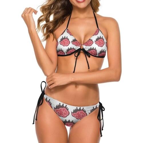 2021 Women Red Cloud (akatsuki) Anime Drawing Maillot De Bain Anime Exotic Women Swimsuit One Piece Womens Top