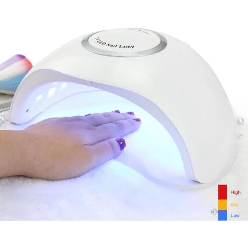 SUN5PS UV Nail lamp LED Nail Light Intelligent Sensor Phototherapy Machine 48W Nail Polish Dryer 3 Positions Timing